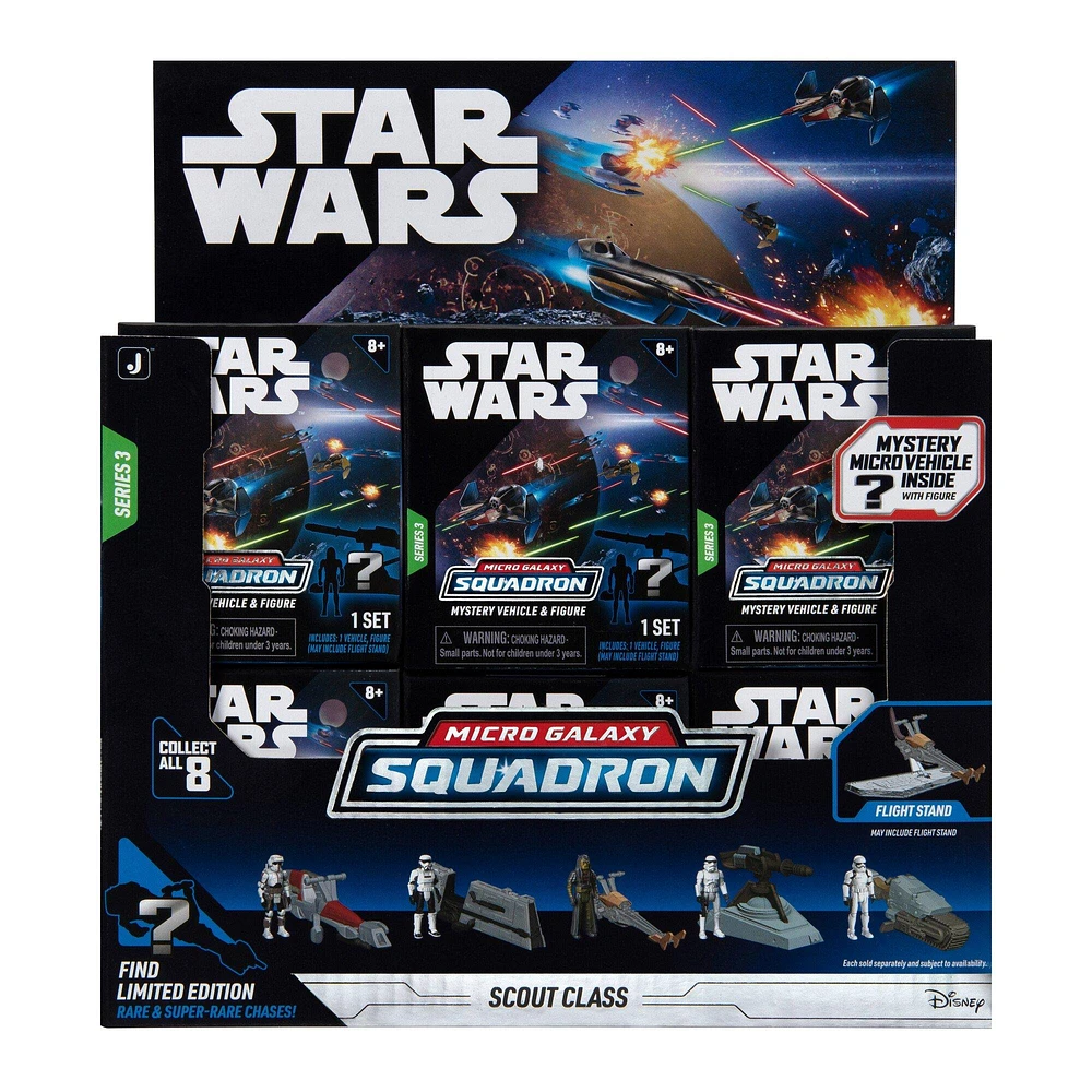 Jazwares Star Wars Micro Vehicles Blind Vehicle and Figure Set