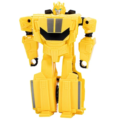 Hasbro Transformers Earthspark Bumblebee 1-Step Flip Changer 4-in Figure