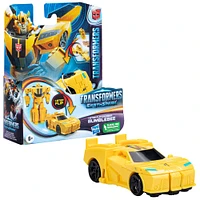 Hasbro Transformers Earthspark Bumblebee 1-Step Flip Changer 4-in Figure