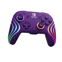 PDP Afterglow Wave Wireless Controller for Nintendo Switch - Purple