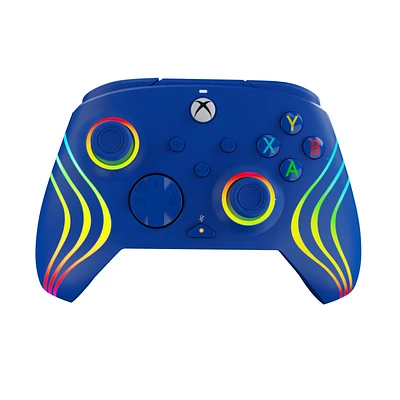 PDP Xbox Blue Afterglow Wave Wired Controller for Xbox Series X/S and PC