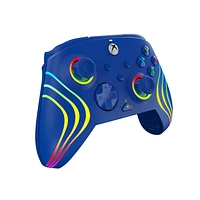 PDP Xbox Blue Afterglow Wave Wired Controller for Xbox Series X/S and PC