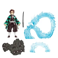 McFarlane Toys Demon Slayer: Kimetsu no Yaiba Deluxe Tanjiro Kamado (Water Dragon Tenth Form) 5-in Action Figure