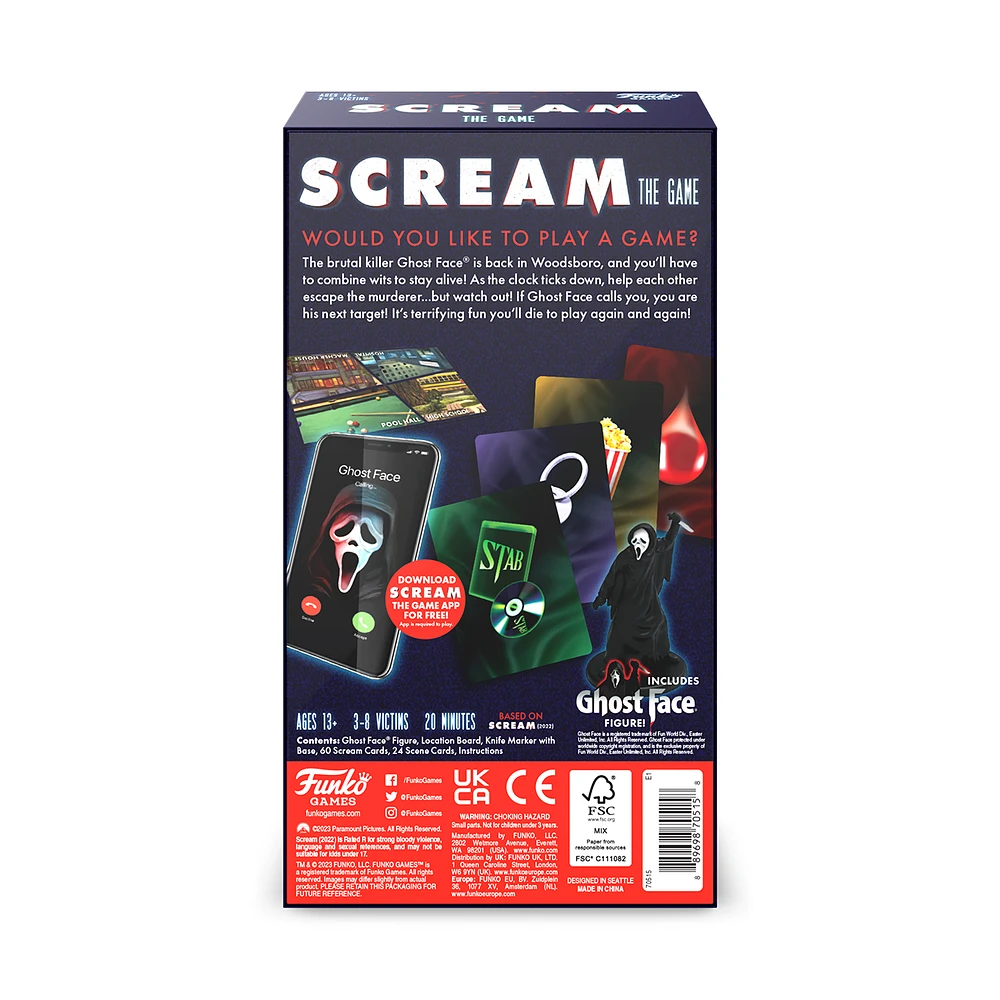 Funko Games: Scream The Game Party Board Game | The Market Place