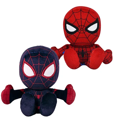 Bleacher Creatures Marvel Spider-Man and Miles Morales 8-in Kuricha Plushie Set