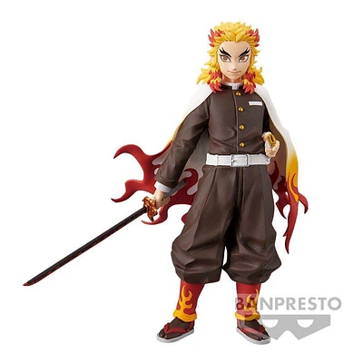 Banpresto Demon Slayer Kimetsu no Yaiba Kyojuro Rengoku 6.7-in Statue