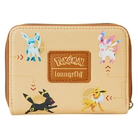 Loungefly Pokemon Eevee Eeveelutions Zip Around Bifold Wallet - GameStop Exclusive