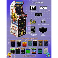 Arcade1Up Pacmania Bandai Legacy Edition Arcade Cabinet with Stickers