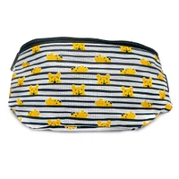 Buckle-Down Disney Winnie the Pooh Peeking Stripes Canvas Fanny Pack