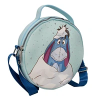 Buckle Down Disney Winnie the Pooh Eeyore Polyurethane Round Crossbody Bag