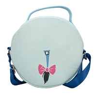 Buckle Down Disney Winnie the Pooh Eeyore Polyurethane Round Crossbody Bag