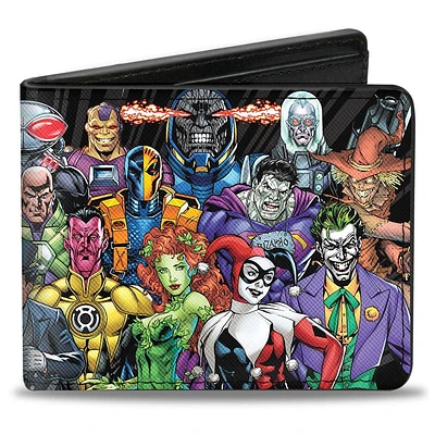 Buckle-Down DC Comics DC Villains Vegan Leather Bifold Wallet