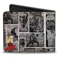 Buckle-Down Marvel Comics Daredevil Vegan Leather Bifold Wallet