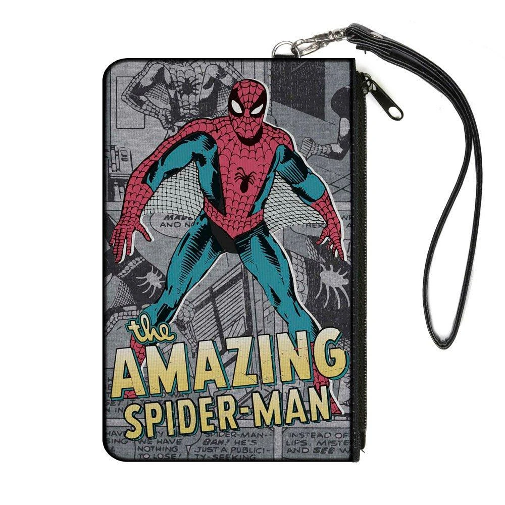 Buckle-Down Marvel Comics Spider-Man Canvas Zippered Wallet