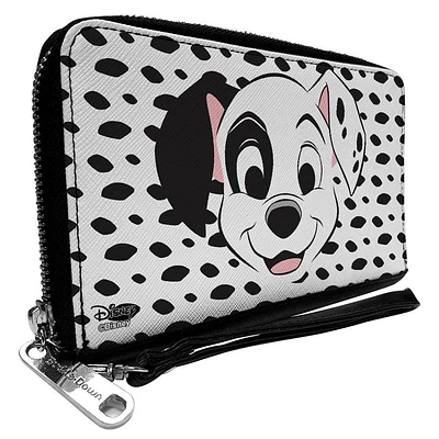 Buckle-Down Disney 101 Dalmatians Vegan Leather Zip Around Wallet