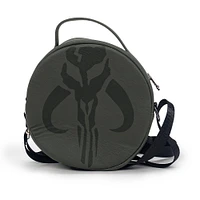 Buckle-Down Star Wars The Book of Boba Fett Vegan Leather Round Crossbody Bag