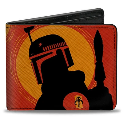Buckle-Down Star Wars The Book of Boba Fett Vegan Leather Bifold Wallet
