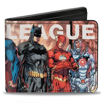Buckle-Down DC Comics Justice League Polyurethane Bifold Wallet