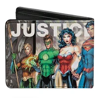 Buckle-Down DC Comics Justice League Polyurethane Bifold Wallet