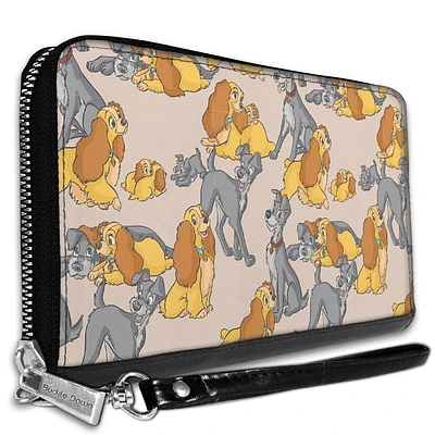 Buckle-Down Disney Lady and the Tramp Vegan Leather Zip Around Wallet