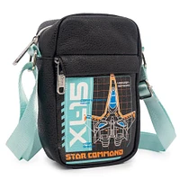 Buckle-Down Disney Lightyear Polyurethane Crossbody Bag