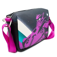 Buckle-Down Disney Lightyear Zurg Silhouette Pose Vegan Leather Rectangle Crossbody Bag