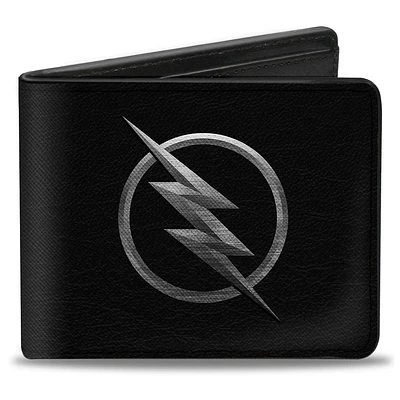 Buckle-Down DC Comics Reverse Flash Logo Vegan Leather Bifold Wallet
