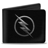 Buckle-Down DC Comics Reverse Flash Logo Vegan Leather Bifold Wallet