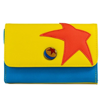 Buckle-Down Disney Pixar Luxo Ball Bounding Vegan Leather Fold Over Rectangle Wallet