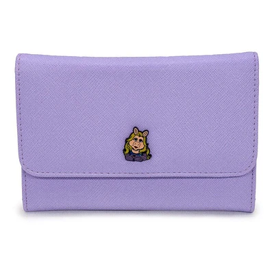 Buckle-Down Disney Muppets Miss Piggy Vegan Leather Fold Over Wallet