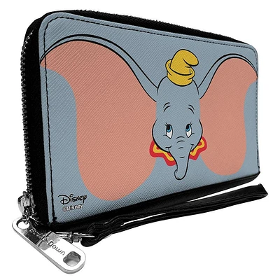 Buckle-Down Disney Dumbo Polyurethane Zip Around Wallet