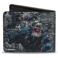 Buckle-Down Marvel Comics Venom Polyurethane Bifold Wallet