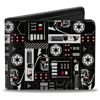 Buckle-Down Star Wars Darth Vader Polyurethane Bifold Wallet