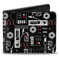 Buckle-Down Star Wars Darth Vader Polyurethane Bifold Wallet