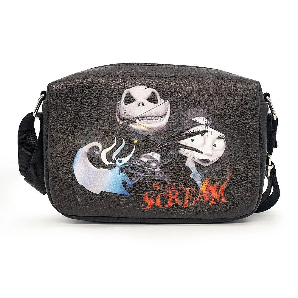 Buckle-Down Disney The Nightmare Before Christmas Vegan Leather Horizontal Crossbody Bag