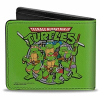 Buckle-Down Nickelodeon Ninja Turtles Polyurethane Bifold Wallet