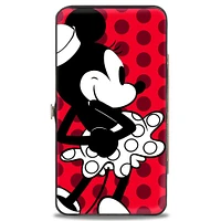 Buckle-Down Disney Minnie Mouse Smiling Pose Polyurethane Hinged Wallet