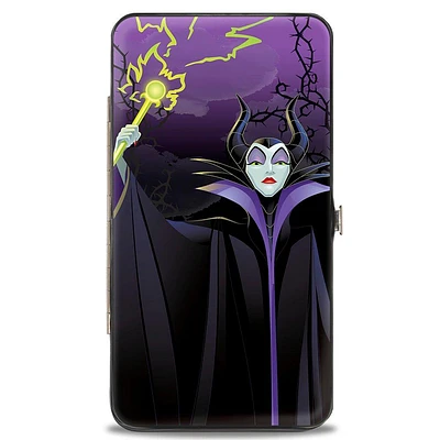 Buckle-Down Disney Sleeping Beauty Maleficent Polyurethane Hinged Wallet