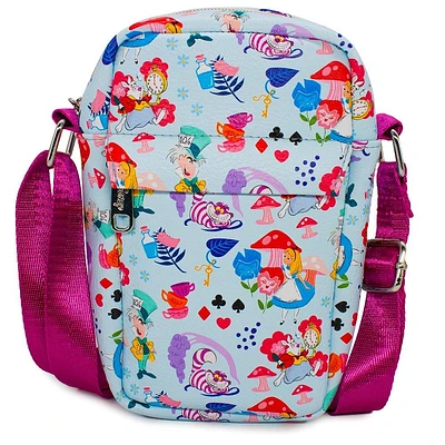 Buckle-Down Disney Alice in Wonderland Polyurethane Crossbody Bag