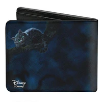 Buckle-Down Disney Tim Burton's Cheshire Cat Vegan Leather Bifold Wallet