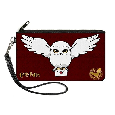 Buckle-Down Harry Potter Wallet Hedwig Delivery Zip Pouch Wallet
