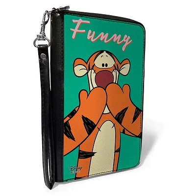 Buckle-Down Disney Wallet Winnie the Pooh Tigger Smiling Vegan Leather Wallet