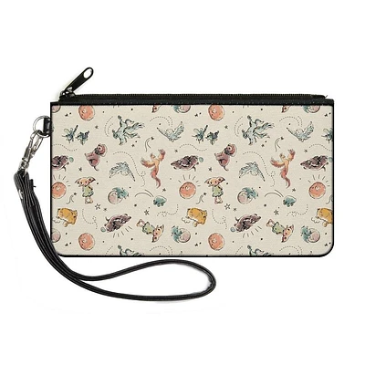 Buckle-Down The Wizarding World of Harry Potter Charming Friends Collage Zip Clutch Wallet