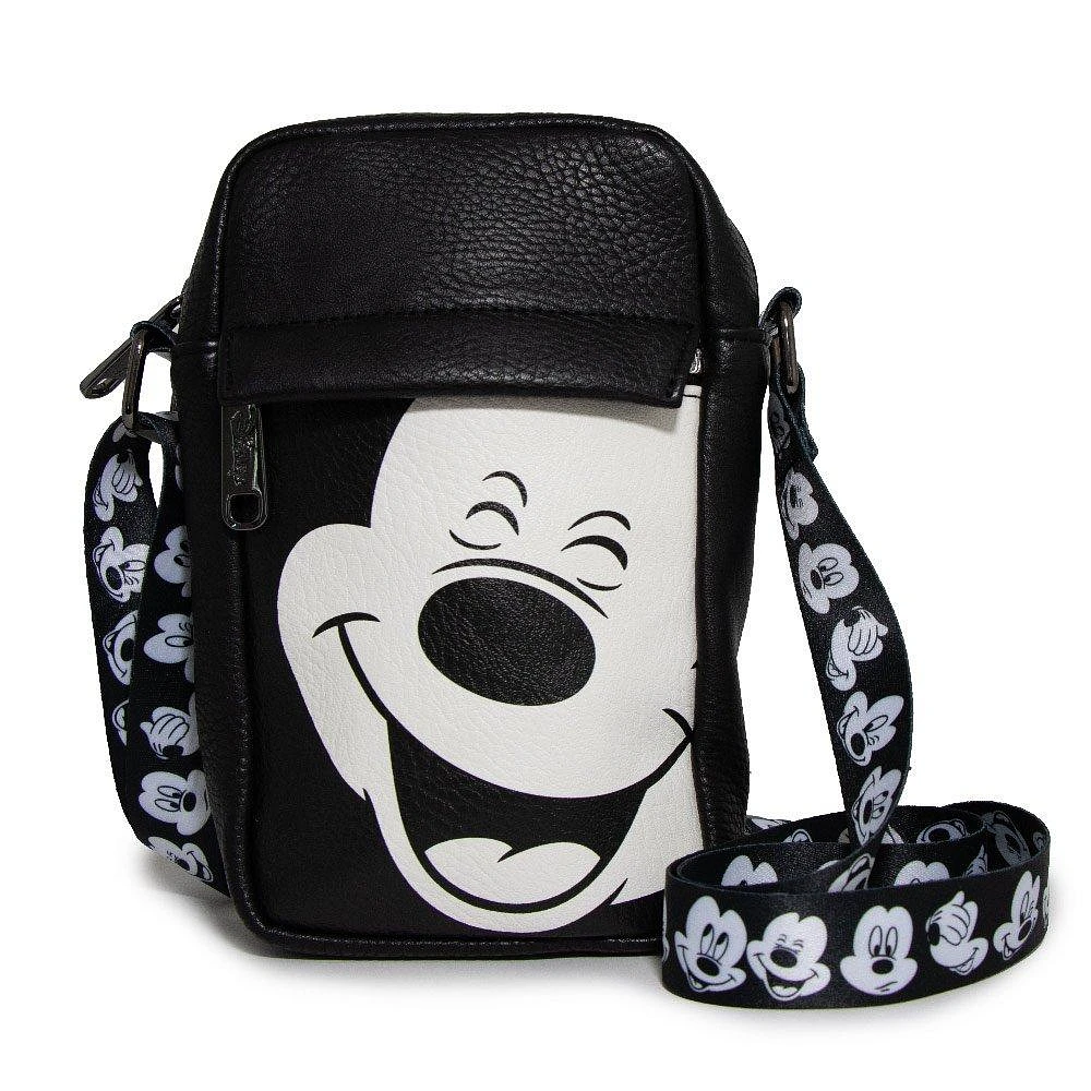 Buckle-Down Disney Mickey Mouse Smiling Face Vegan Leather Bag