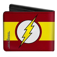 Buckle-Down DC Comics Flash Logo Vegan Leather Wallet