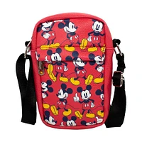 Buckle-Down Disney Mickey Mouse Standing Poses Vegan Leather Bag