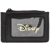 Buckle-Down Disney Mickey Mouse Head Monogram Vegan Leather Wallet ID/Card Holder