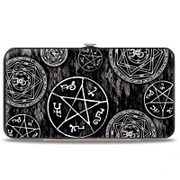 Buckle-Down Supernatural Devils Trap Pentagrams Vegan Leather Hinged Wallet