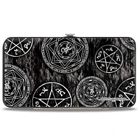 Buckle-Down Supernatural Devils Trap Pentagrams Vegan Leather Hinged Wallet