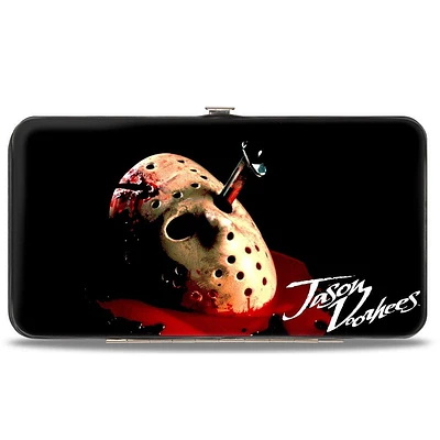 Buckle-Down Horror Movies Friday the 13th Final Chapter Jason Vorhees Mask Vegan Leather Hinged Wallet